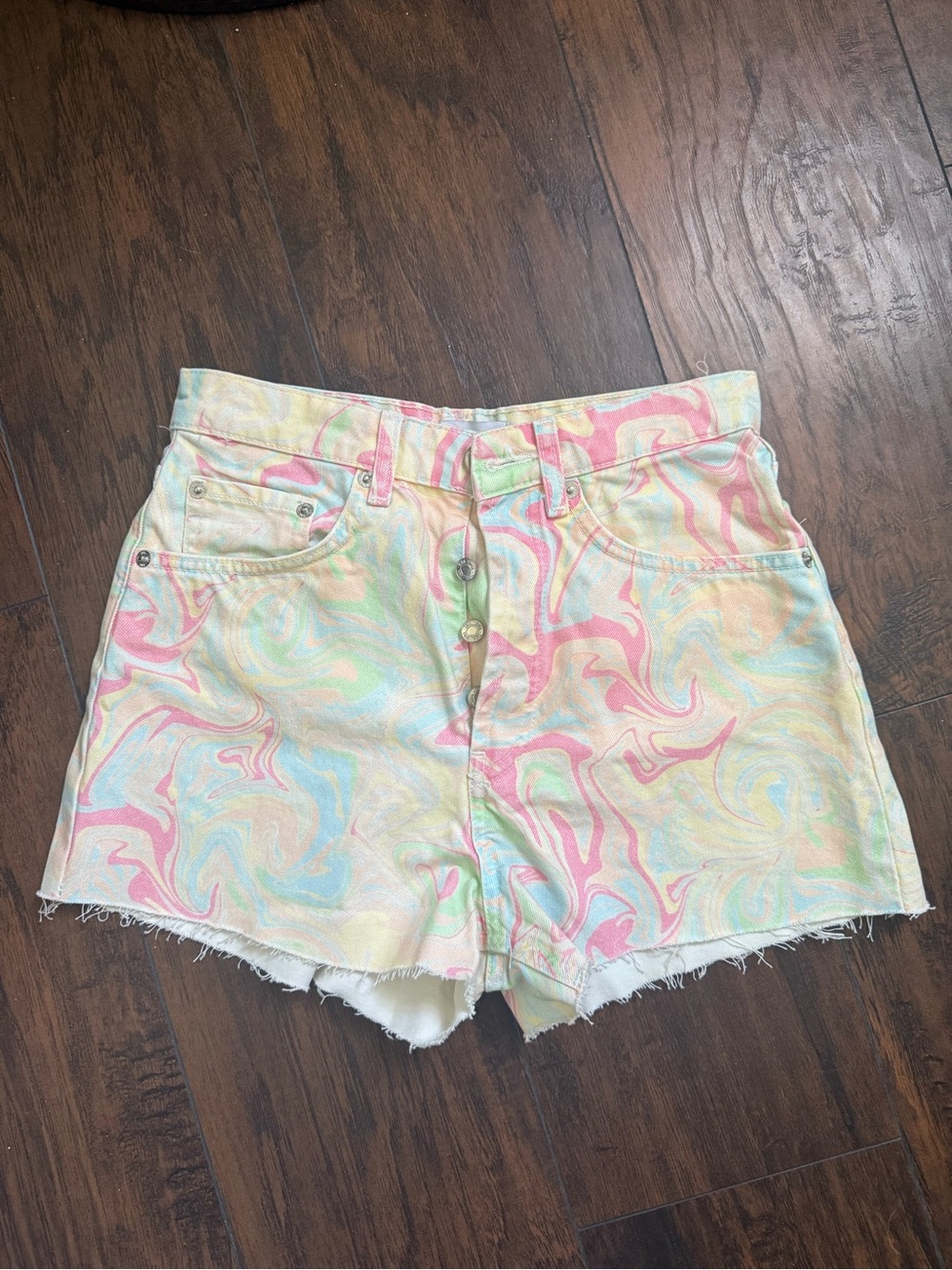 Colorful Zara shorts NWOT